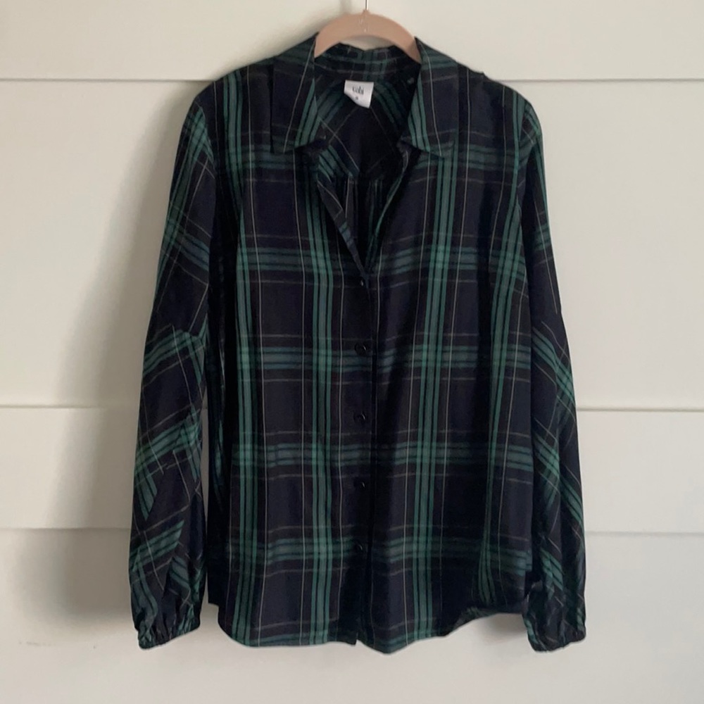 Cabi Big Sur Plaid Shirt - Picture 2 of 6